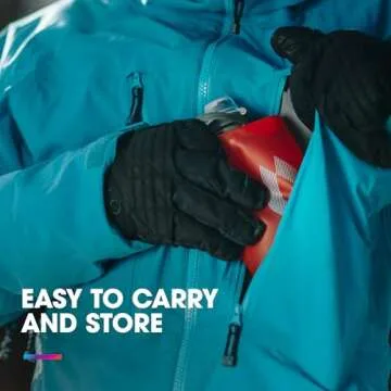 HydraPak Stow - Collapsible Backpacking Water Bottle (350ml, 500ml, 1L) - BPA Free, Ultra Light, Spill-Proof Twist Cap