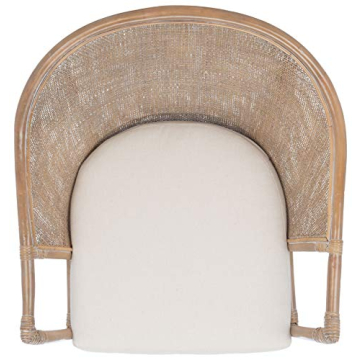 Coastal Style SAFAVIEH Grey Rattan Accent Chair