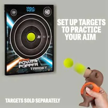 Hog Wild Bear Ball Popper Toy - Safe Indoor and Outdoor Fun