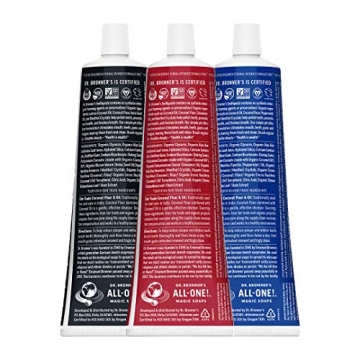 Dr. Bronner’s All-One Toothpaste 3-Pack - Organic & Natural