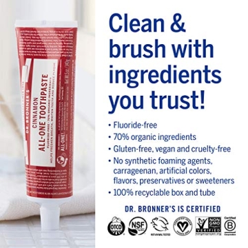 Dr. Bronner’s All-One Toothpaste 3-Pack - Organic & Natural