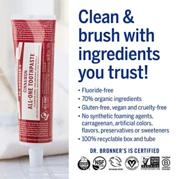 Dr. Bronner’s All-One Toothpaste 3-Pack - Organic & Natural