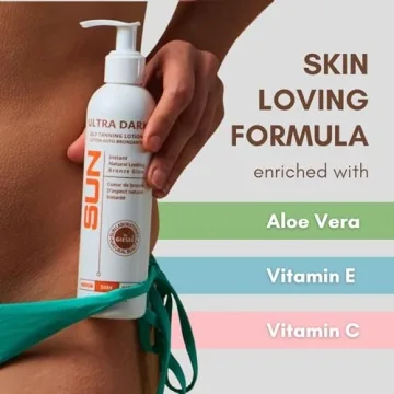 Sun Laboratories Ultra Dark Self Tanning Lotion 8 oz - Instant Glow