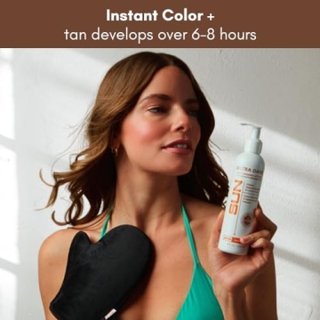 Sun Laboratories Ultra Dark Self Tanning Lotion 8 oz - Instant Glow
