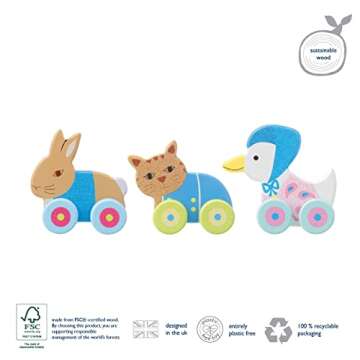 Orange Tree Toys Peter Rabbit Push Toys