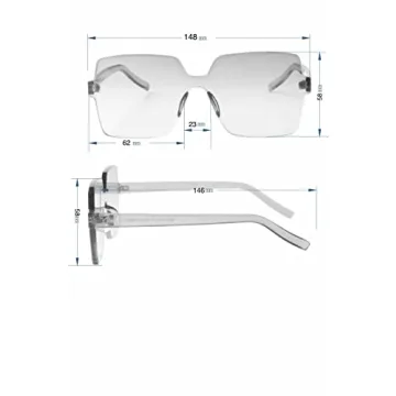 Circus NY Women's Oversized Shield Sunglasses with UV400 Protection