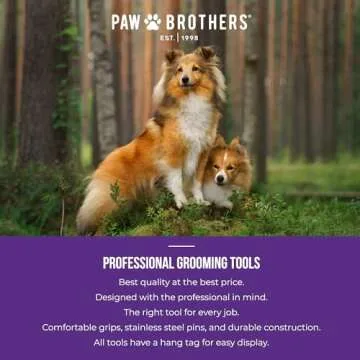 Gentle Curved Slicker Brush for Dogs & Cats - Maximum Coverage