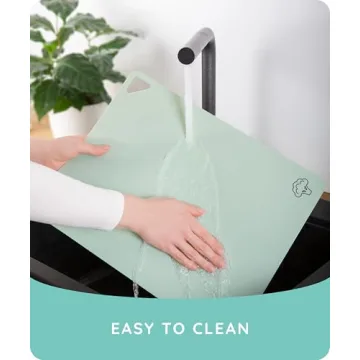 Extra Thick Flexible Cutting Mats - Set of 3 for Kitchen