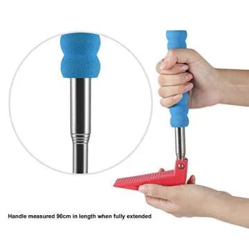 Long Handle Door Stopper Wedge for All Floors - Set of 2