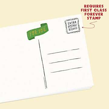 Em & Friends Empathy Postcard Book, 20 Postcards (2 Each 10 Styles), 5 x 7-inches