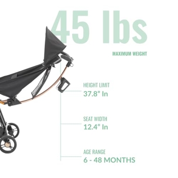 Evolur Roamer Ultra Light One-Hand Fold Stroller