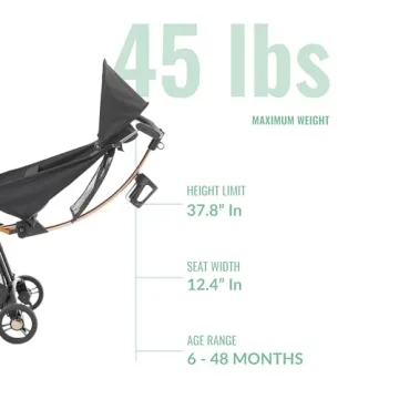 Evolur Roamer Ultra Light One-Hand Fold Stroller