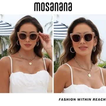 Trendy mosanana Cat Eye Sunglasses for Women - Stylish & UV400