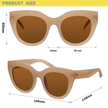 Trendy mosanana Cat Eye Sunglasses for Women - Stylish & UV400