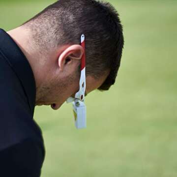 Perfect Practice Putting Laser Glasses for Golf Practice - Laser Putting Aid, Golf Laser Training Aid Pointer Glasses to Improve Ball Aim, Accuracy, & Form, Indoor & Outdoor Use - Golf Gifts for Men