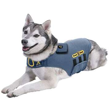 CozyVest® Dog Anxiety Vest 3-in-1 Music & Aromatherapy Shirt, Relaxing Sound & Essential Oils Jacke...