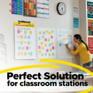 Post-it Super Sticky Easel Pad, 30 Sheets, Great for Classrooms