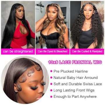 ANNELBEL 13x6 Wear and Go Glueless Body Wave Lace Front Wigs Human Hair HD Transparent Lace Frontal Wigs Pre Plucked with Baby Hair 180% Density Human Hair Wigs for Black Women 18 Inch Natural Color