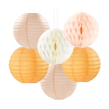 Beige Orange Peach Party Kits for Autumn Celebrations