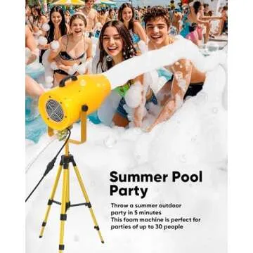UPGREY Foam Party Machine with 40 Feet Spray Distance