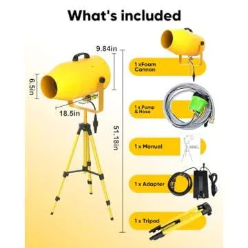 UPGREY Foam Party Machine with 40 Feet Spray Distance