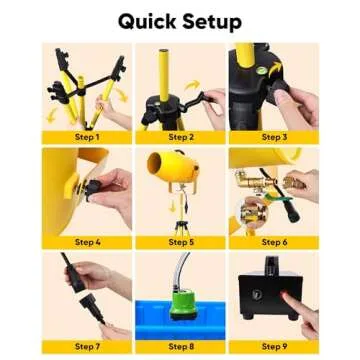 UPGREY Foam Party Machine with 40 Feet Spray Distance