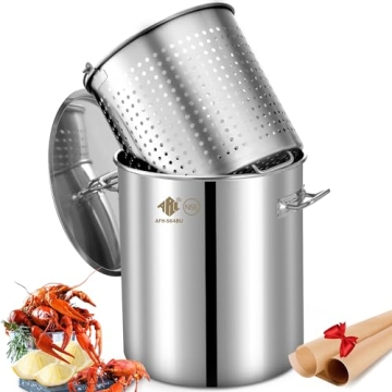 ARC 64-Quart Stainless Steel Seafood Boil Pot: Your Culinary Companion