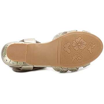 Always Pretty Little Girls Open Toe Pumps Toddler Girl Sandals Dress Shoes