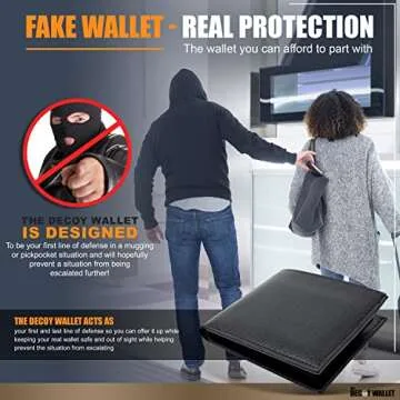 Decoy Wallet - Realistic Anti-Pickpocket Travel Solution