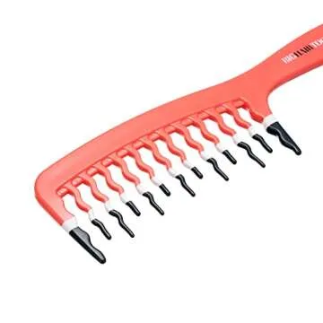 KISMETICS Big Hair Tools Extra Large Wide Tooth Comb for Thick, Curly, Wavy or Long Hair - Frizz-Fre...