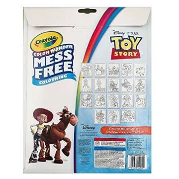 Mess-Free Coloring Book for Kids with Toy Story Theme