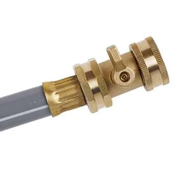 Twinkle Star Heavy Duty Brass Shut Off Valve Set for Garden