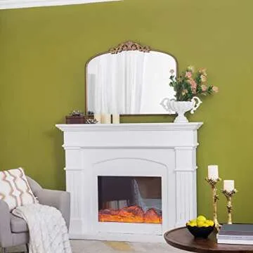 Elegant A&B Home Arched Vertical Mirror for Any Space