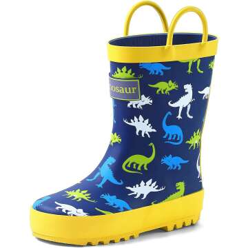 Meahyn Kids Rain Boots - Waterproof & Adorable Shoes