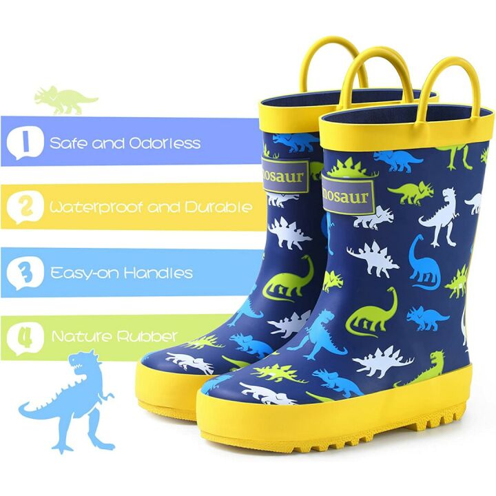 Meahyn Kids Rain Boots - Waterproof & Adorable Shoes