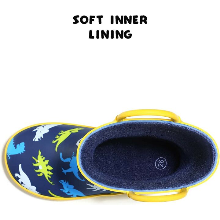 Meahyn Kids Rain Boots - Waterproof & Adorable Shoes