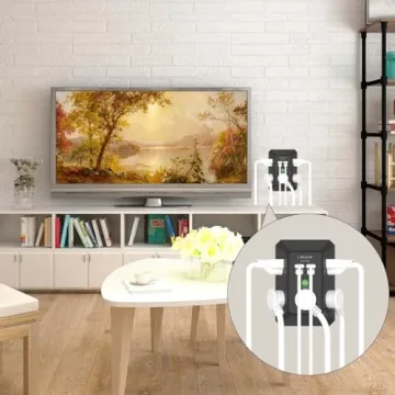 USB Wall Charger with 5 Outlets and 4 USB Ports