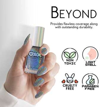 Color Club Holographic Nail Polish Beyond 0.05 Ounce
