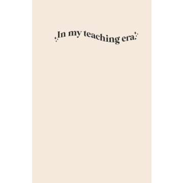 In My Teaching Era Grade Book for Teachers | Aesthetic Neutral Notebook for Teachers to Track Studen...