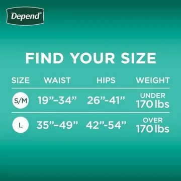 Depend Maximum Absorbency Diapers for Adults, 48 Count