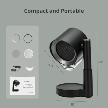 XAMATTS Portable Range Hood - Ductless Mini Airhood for Indoor Cooking