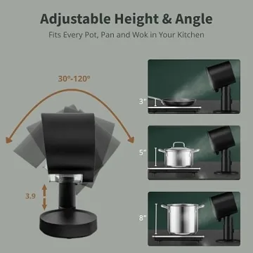 XAMATTS Portable Range Hood: Compact Kitchen Exhaust Fan