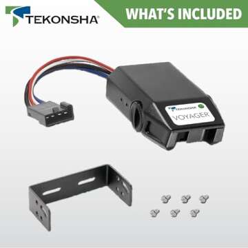 Tekonsha 9030 Voyager Electronic Brake Control , Black