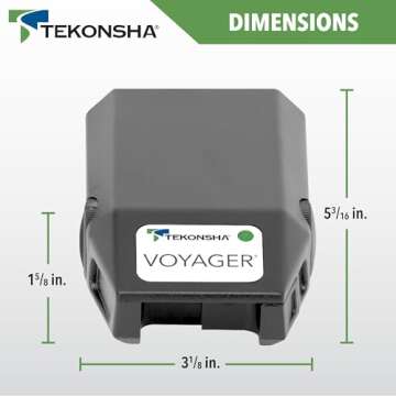 Tekonsha 9030 Voyager Electronic Brake Control , Black