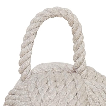 Creative Co-Op Nautical Rope Knot Door Stop for Home