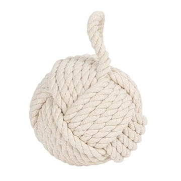 Creative Co-Op Nautical Rope Knot Door Stop for Home
