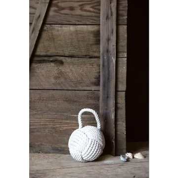 Creative Co-Op Nautical Rope Knot Door Stop for Home