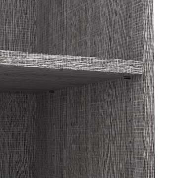 Bestar Closet Organizer System 86-inch for Walk-In Closets, Bedroom, Entryway, Pur Collection, Modern, Bark Gray