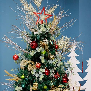 Stunning 30ct Christmas Tree Ornaments Set in Vibrant Colors