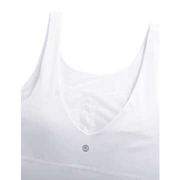 CRZ YOGA High Neck Longline Sports Bra for Women